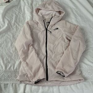 North Face Women's XS pale pink Ventrix Full Zip Hooded Jacket Hike Outdoors